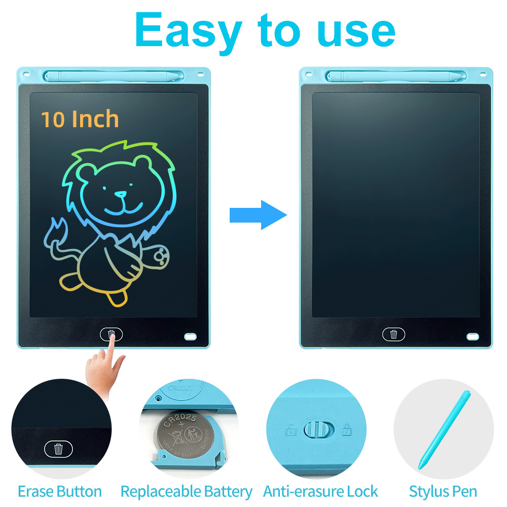 X1104-2 Low Price Wholesale Kids Toys LCD Writing Tablet Erasable Notepad Children Digital Writing Pads Drawing Board Magic Pad