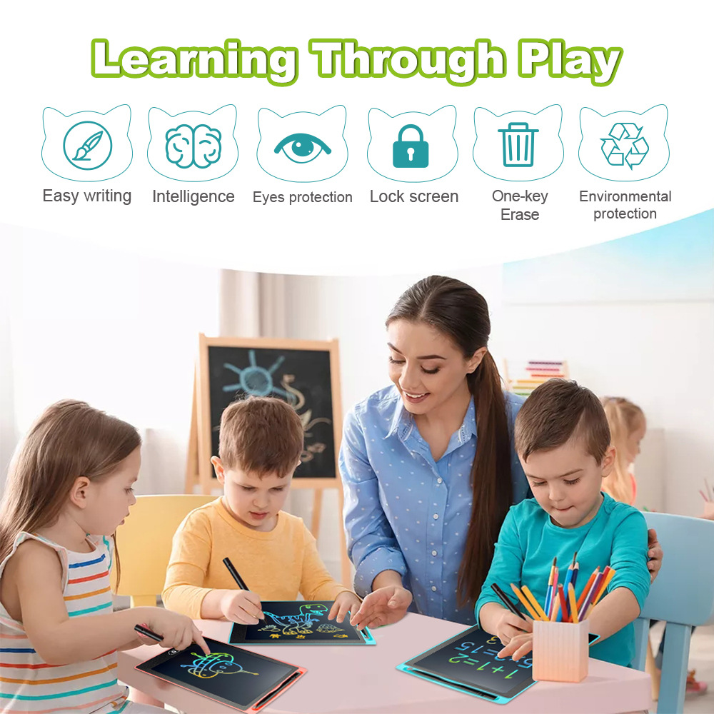 X1104-2 Low Price Wholesale Kids Toys LCD Writing Tablet Erasable Notepad Children Digital Writing Pads Drawing Board Magic Pad