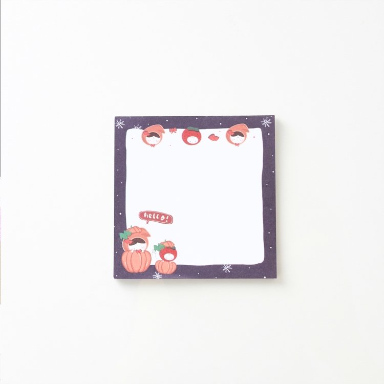 Custom Tear-off Paper Notepad Kawaii Memo Pads Promotional Customized Sticky Note Manufacturer Memopad