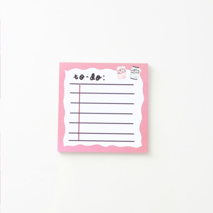 Custom Tear-off Paper Notepad Kawaii Memo Pads Promotional Customized Sticky Note Manufacturer Memopad