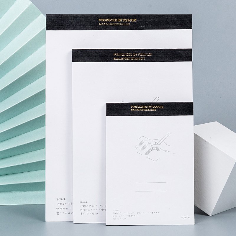 Student And Office Convenience Thickened Horizontal Grid Blank Note B5 A5 A6 Free To Carry Simple Loose Leaf Design Memo Pad