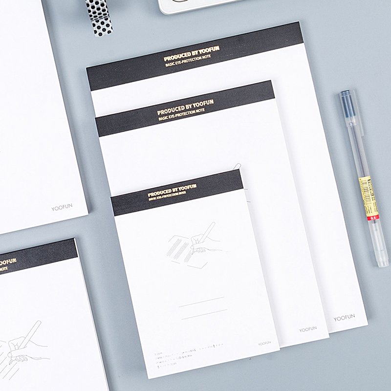 Student And Office Convenience Thickened Horizontal Grid Blank Note B5 A5 A6 Free To Carry Simple Loose Leaf Design Memo Pad