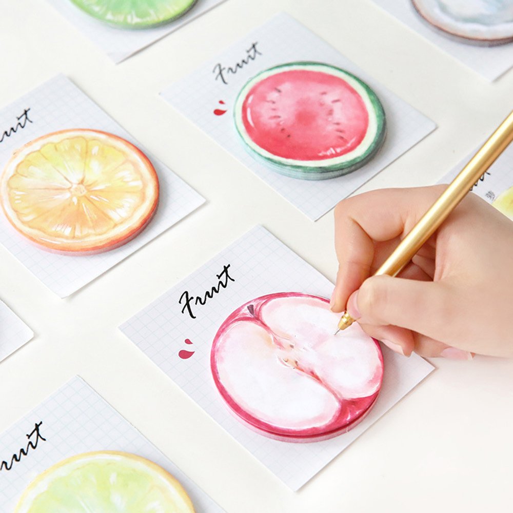 Kawaii Cute Self-Adhesive Pattern Sticky Note Tabs, Sticky Notes Stationery