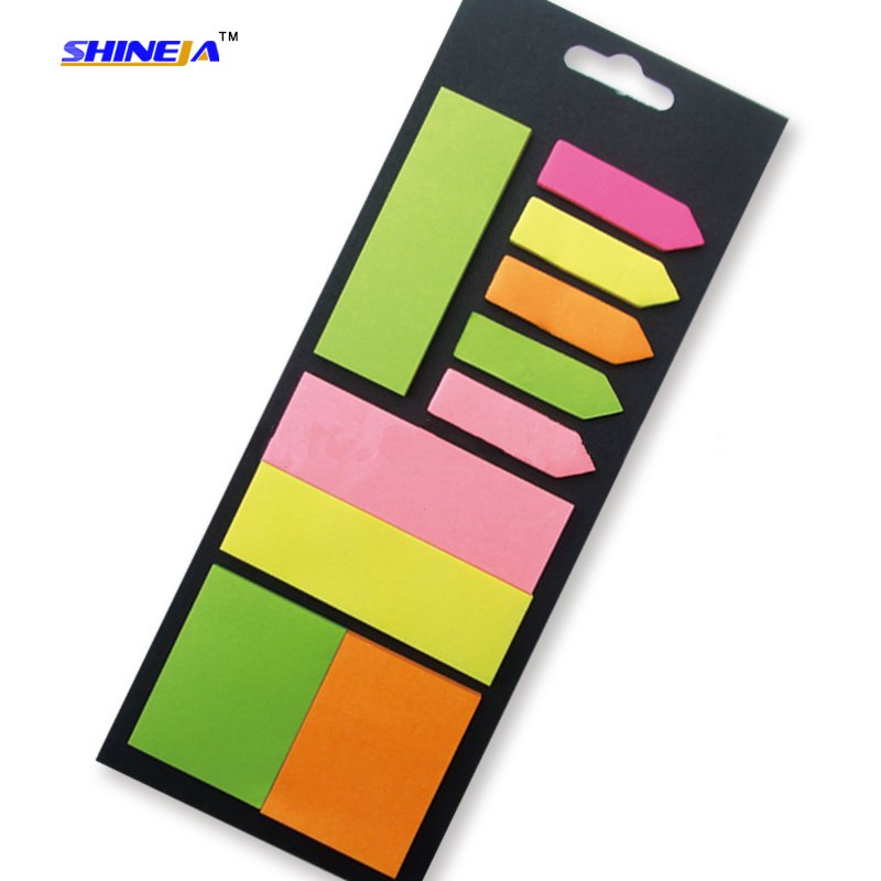 Promotional colorful good quality sticky notes set for school and office