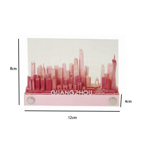 Guangzhou City note Creative Desktop Decoration Paper Carving Memo Pads Unique Gifts