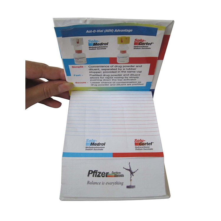promotional doctor gift hospital medical note pad memo pad