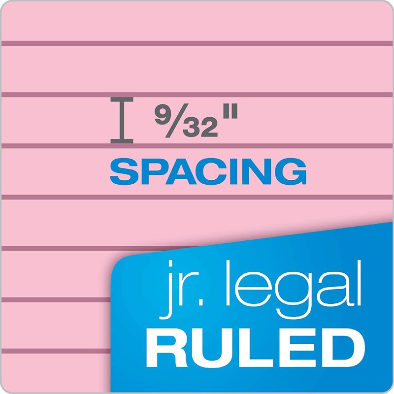 Writing Office Supplies Note Pad Perforated Legal Ruled Narrow 1/4 Spacing Memo Pad Notes Assorted Colors Checklist Note Pad