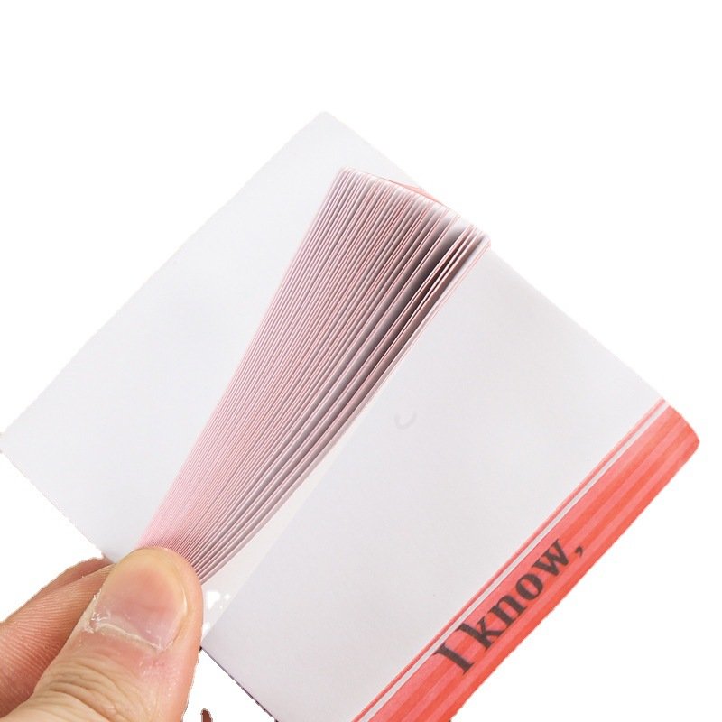 School Office Custom Sticky Notes Eco Friendly Paper Memo Pad Stationery Nice Shaped Sticky Post Notes With Custom Logo