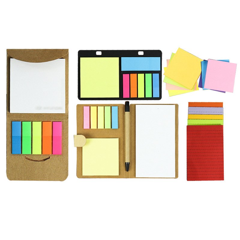 School Office Custom Sticky Notes Eco Friendly Paper Memo Pad Stationery Nice Shaped Sticky Post Notes With Custom Logo