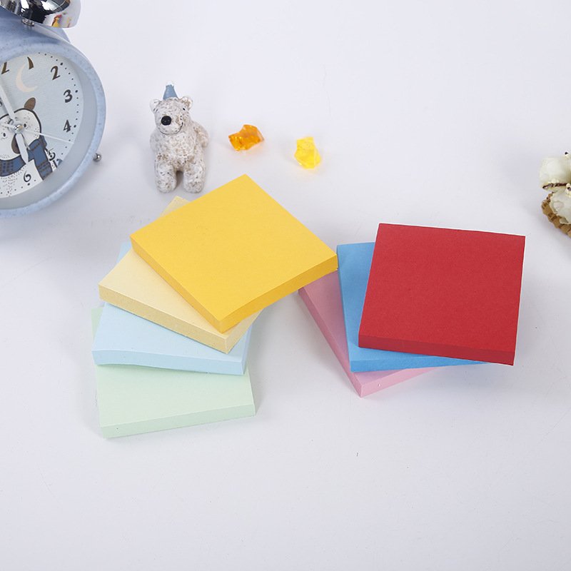 factory stationery supplies colorful 100 sheet per pad Self Adhesive Memo Pad Sticky Notes Nota posted it Marker Memo Sticker