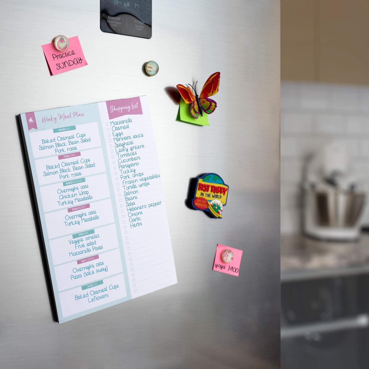 Custom Sticky Notes Memo Pads Set Magnetic Notepad Stationery Supplies Memo Pads with Custom Logo