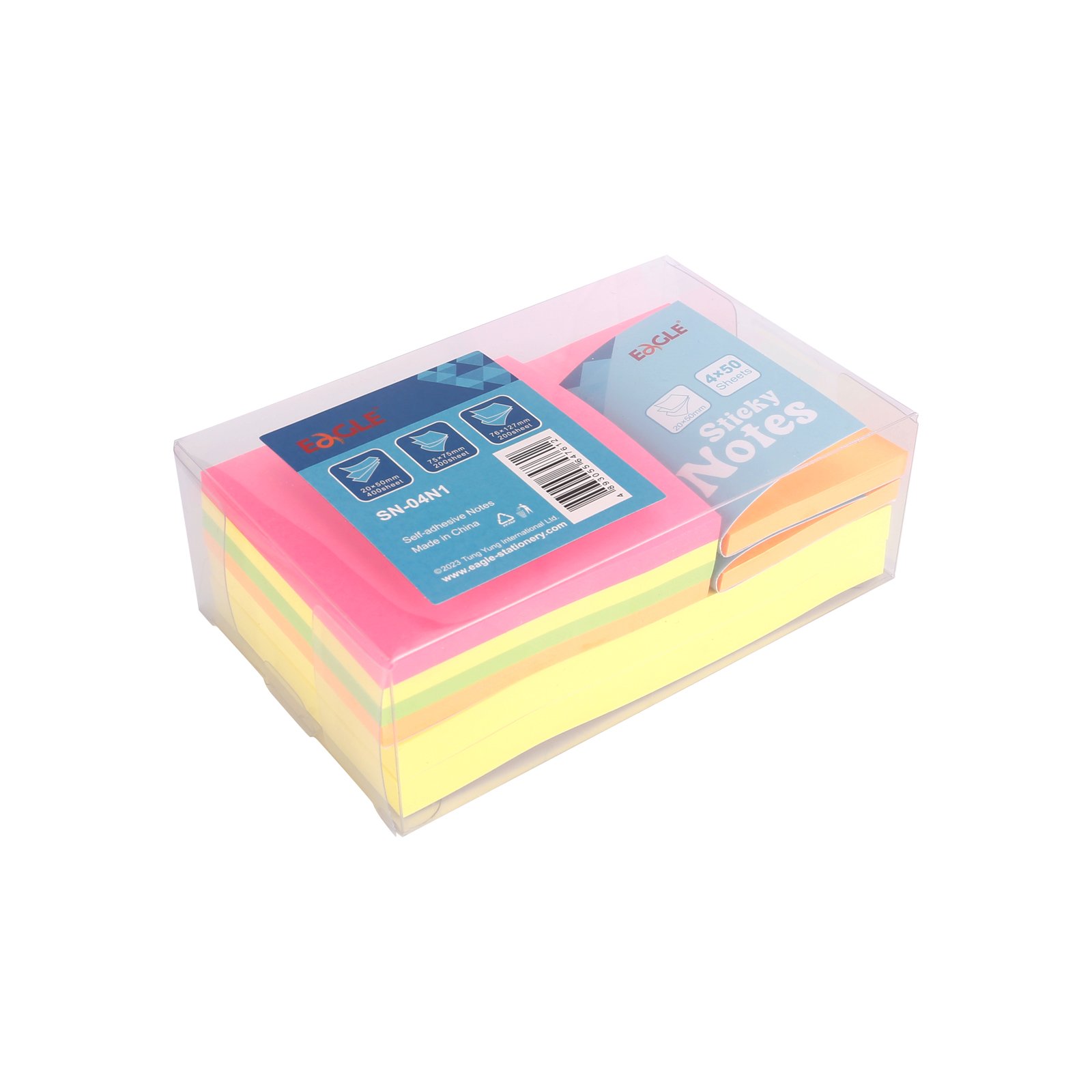 EAGLE Hot Sale Sticky Note 20x50mm/75x75mm/76x127MM Removable Sticky Notes For Office Supply