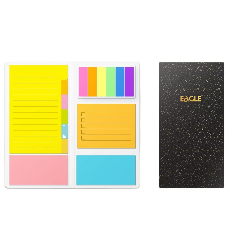 EAGLE Hot Sale Sticky Note 20x50mm/75x75mm/76x127MM Removable Sticky Notes For Office Supply