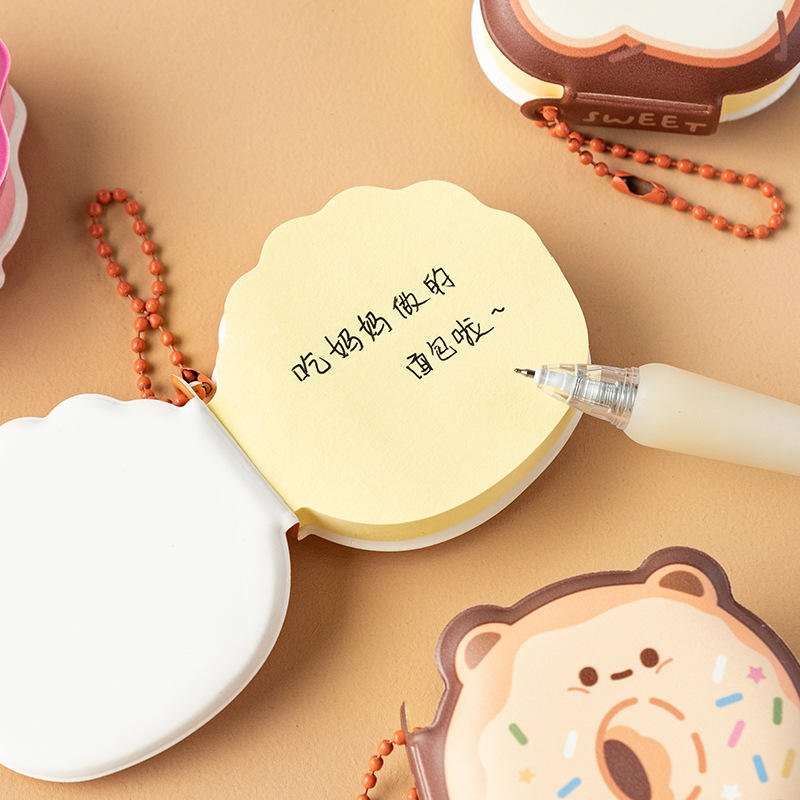 Cute Cartoon Portable Mini Notebook Decompress Relief Memo Pad School Stationary Preparation Sticky Notes