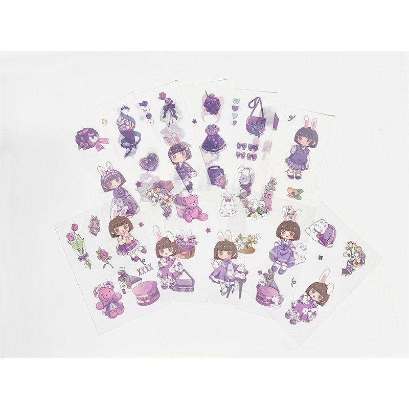New Design Cute Funny Mini Memo pad Portable Kawaii Cartoon Notepad Set and School Stationery Kit