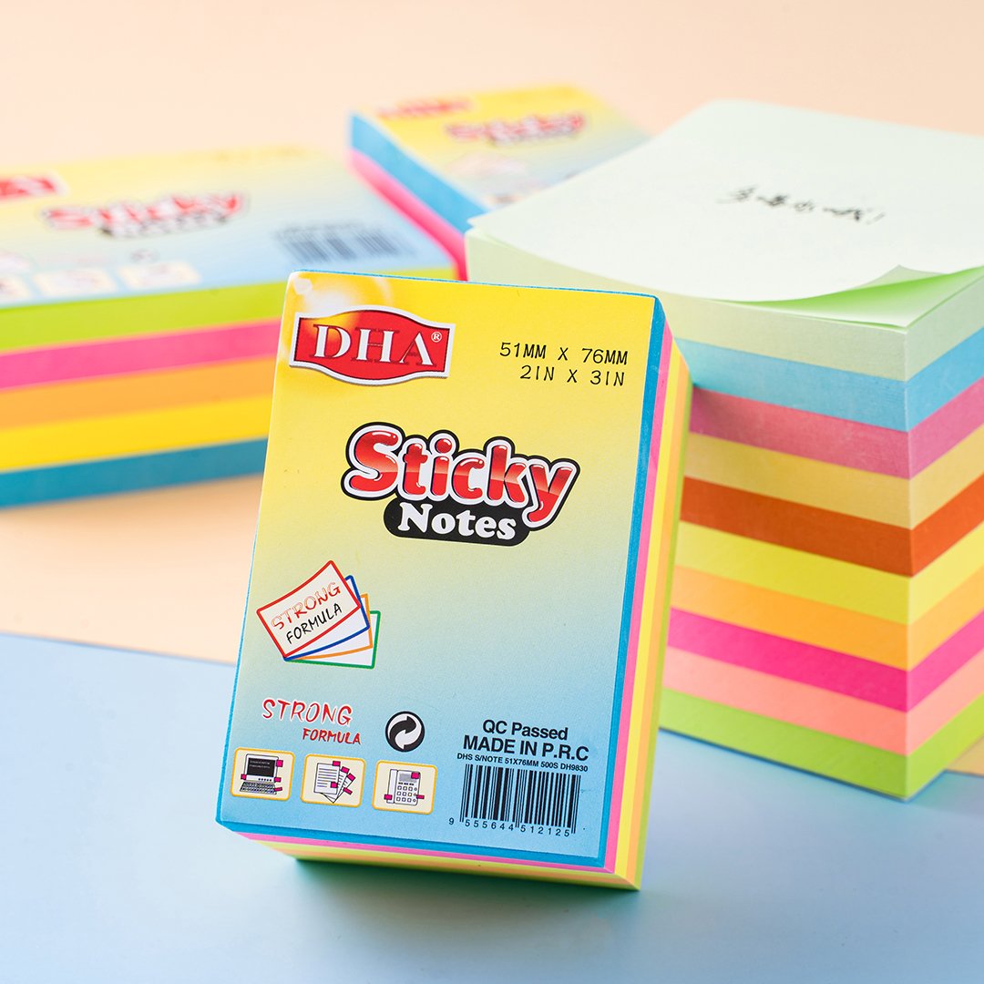 Memo pad sticky notes many bases design Customized Office Business fluorescent Paper Writing Notepad Memo