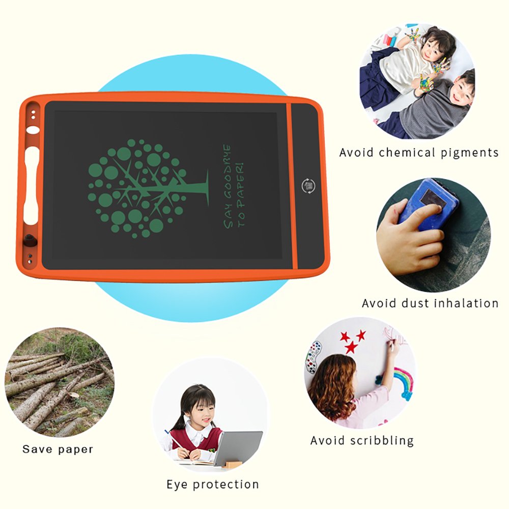 Kids Drawing Board LCD 8.5Inch Writing Tablet Memo Pad Portable Stationery Notebooks Writing Pads