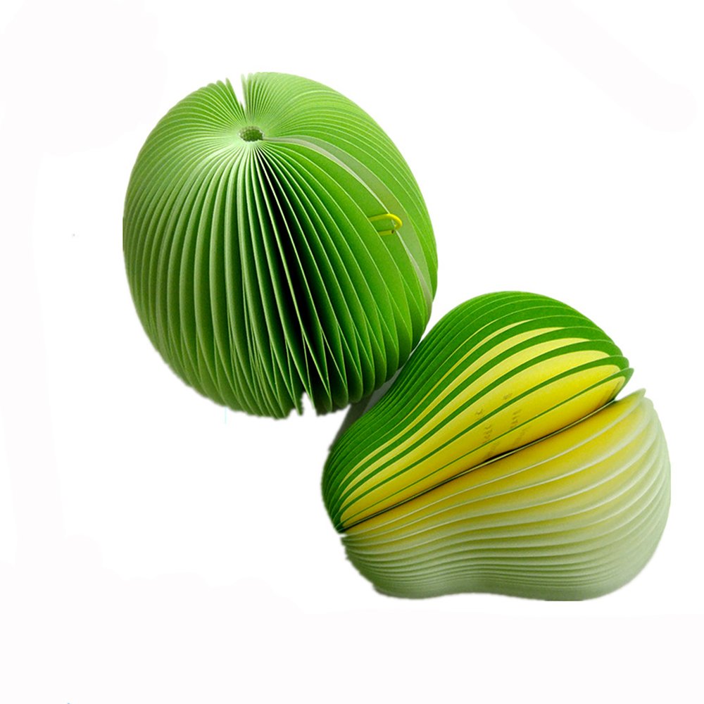 Promotion 3D Fruit Shaped Sticky Notes Apple Fruit Shaped Sticky Note
