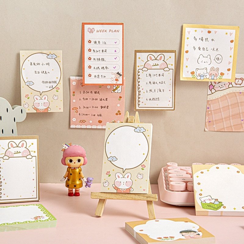 Multipurpose Sticky Note Professional Creative Anime Pattern Customization