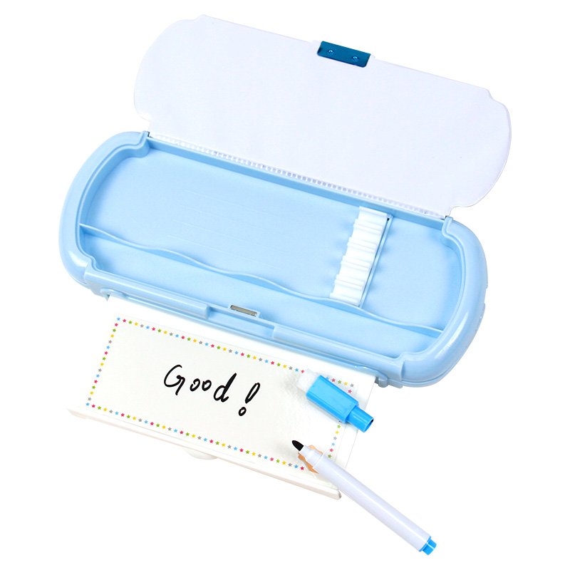 Creative Animal-Themed Pencil Case with Sliding Memo Pad, Whiteboard, and Magnetic Closure, Ideal for Kids' School Storage