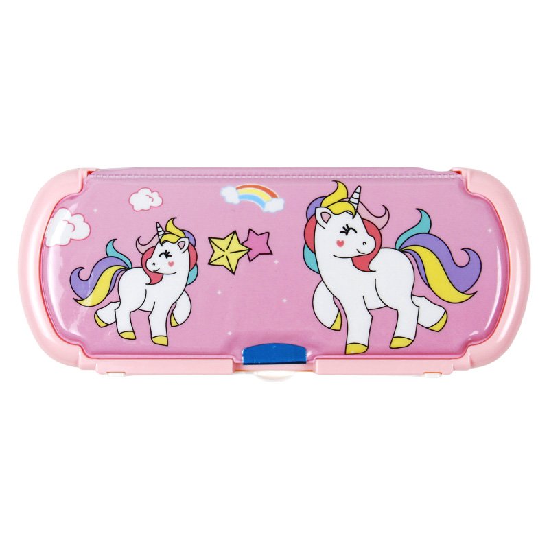 Creative Animal-Themed Pencil Case with Sliding Memo Pad, Whiteboard, and Magnetic Closure, Ideal for Kids' School Storage