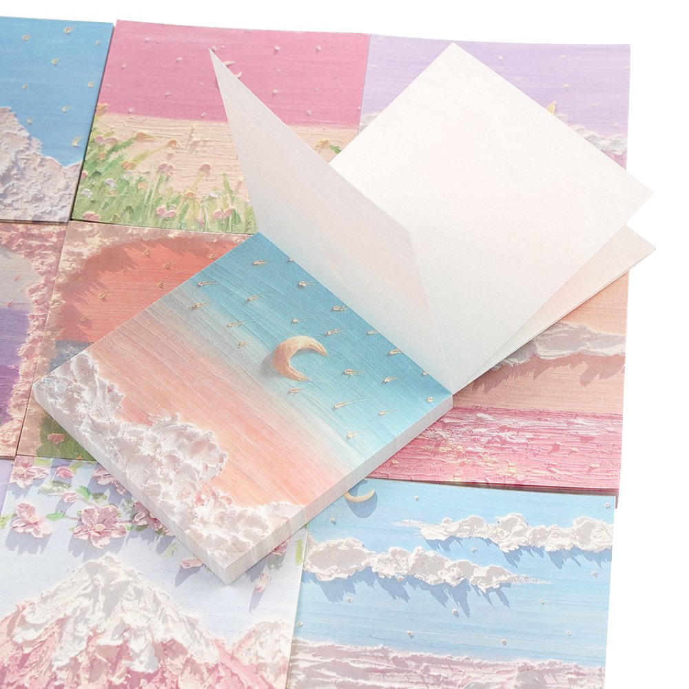 China Factory Printing Multi-Color Memo Pad Cute Sticky Note For School Diary Writing Notes Gift Set