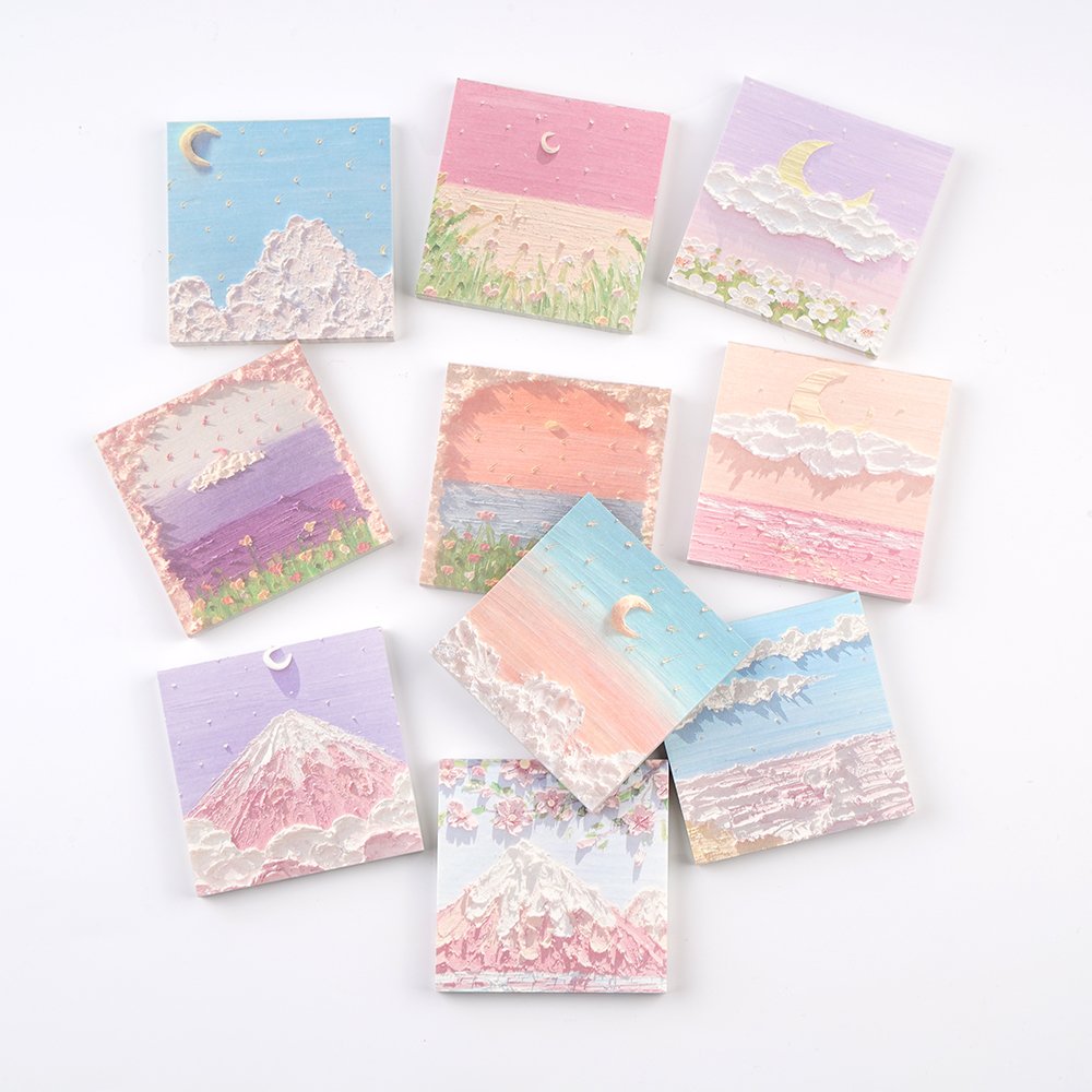 China Factory Printing Multi-Color Memo Pad Cute Sticky Note For School Diary Writing Notes Gift Set