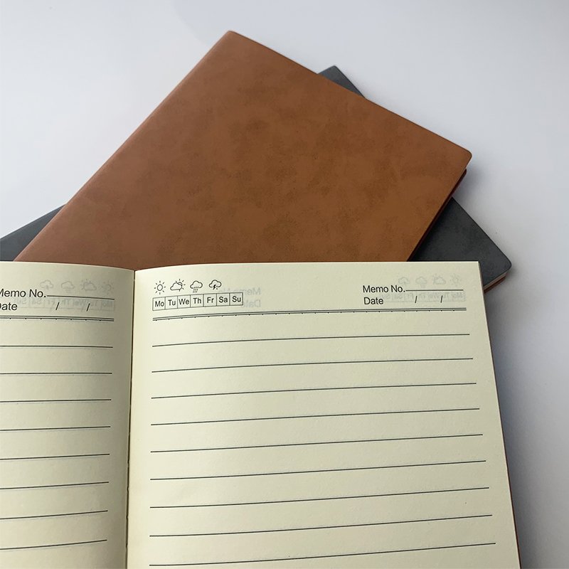 PU Notebook Customized Logo Enterprise Gifts Conference Notebook Business Office Notebook Wholesale