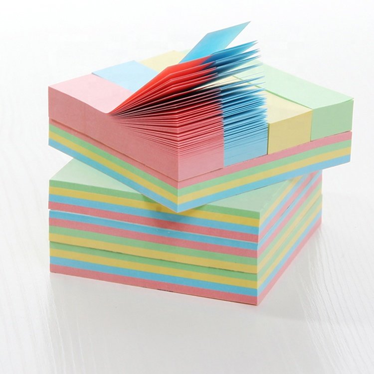Personalized kawaii gift stylish adhesive stationery custom shape factory price sticky notes memo pad