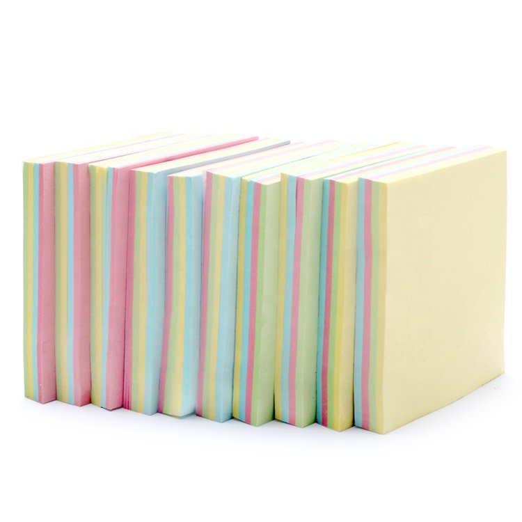 Personalized kawaii gift stylish adhesive stationery custom shape factory price sticky notes memo pad