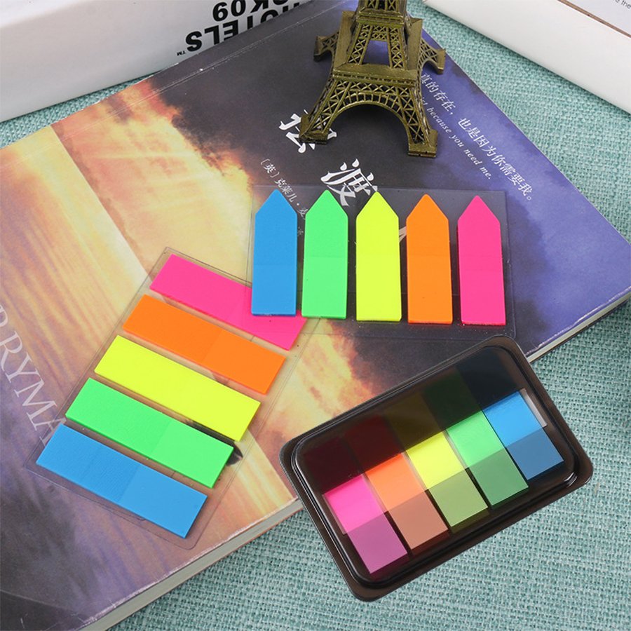 Stationery School Tear-Off Paper Index Note Pad Promotional Gift Cheap Transparent Sticky Notes