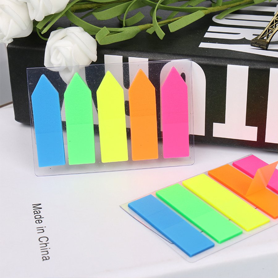 Stationery School Tear-Off Paper Index Note Pad Promotional Gift Cheap Transparent Sticky Notes