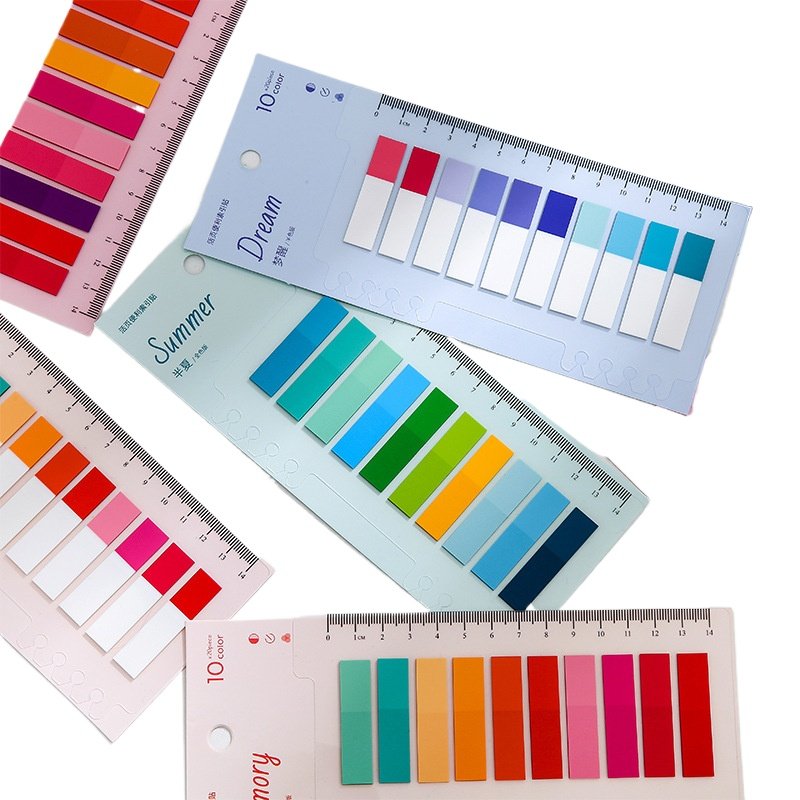 Classic cute colored office school index label mug memo pad Morandi sticky notepad lot for planner notebook stationery supplies