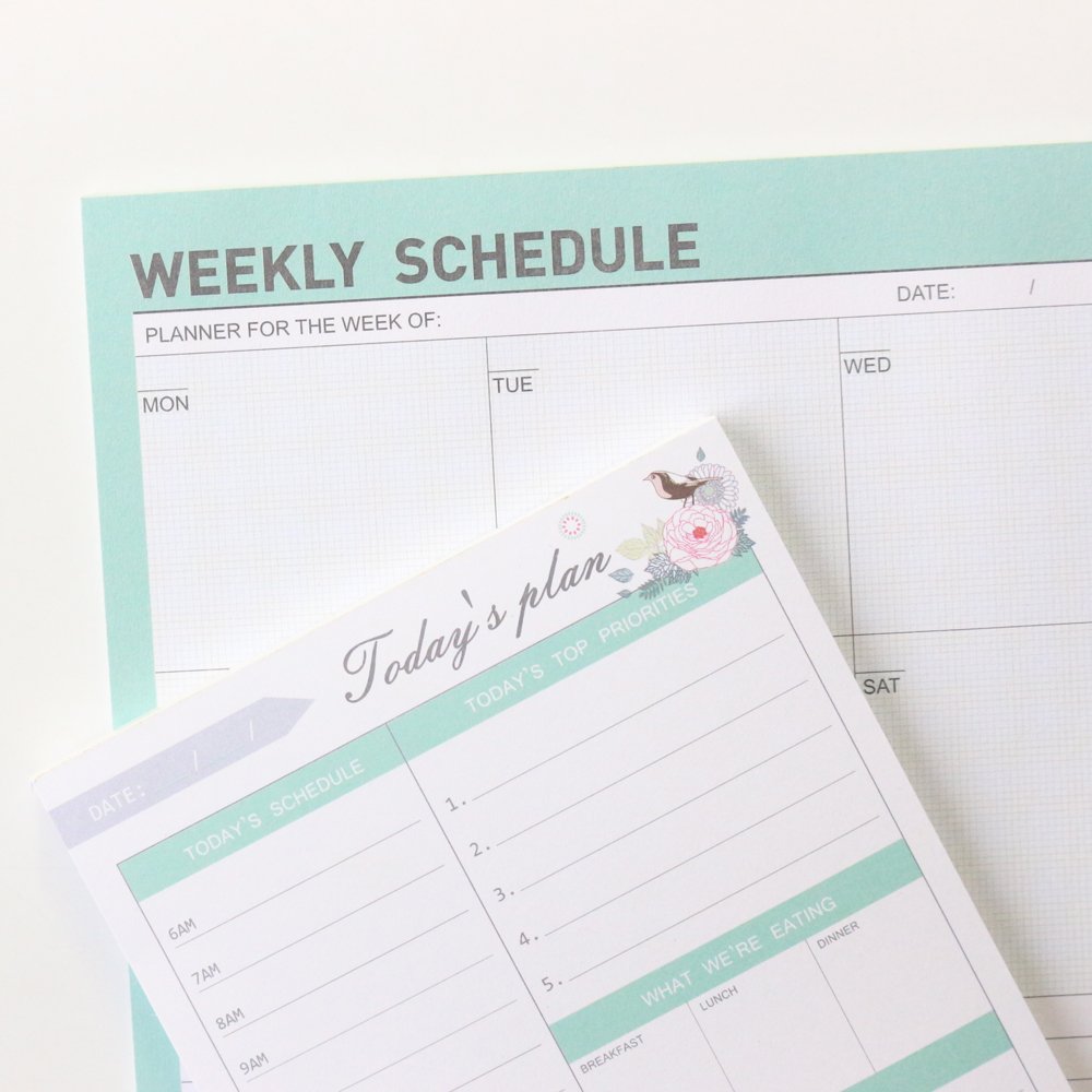 Free shipping Cute student desk time agenda organizer pad stationery,candy monthly weekly daily planner list memo pad note pad