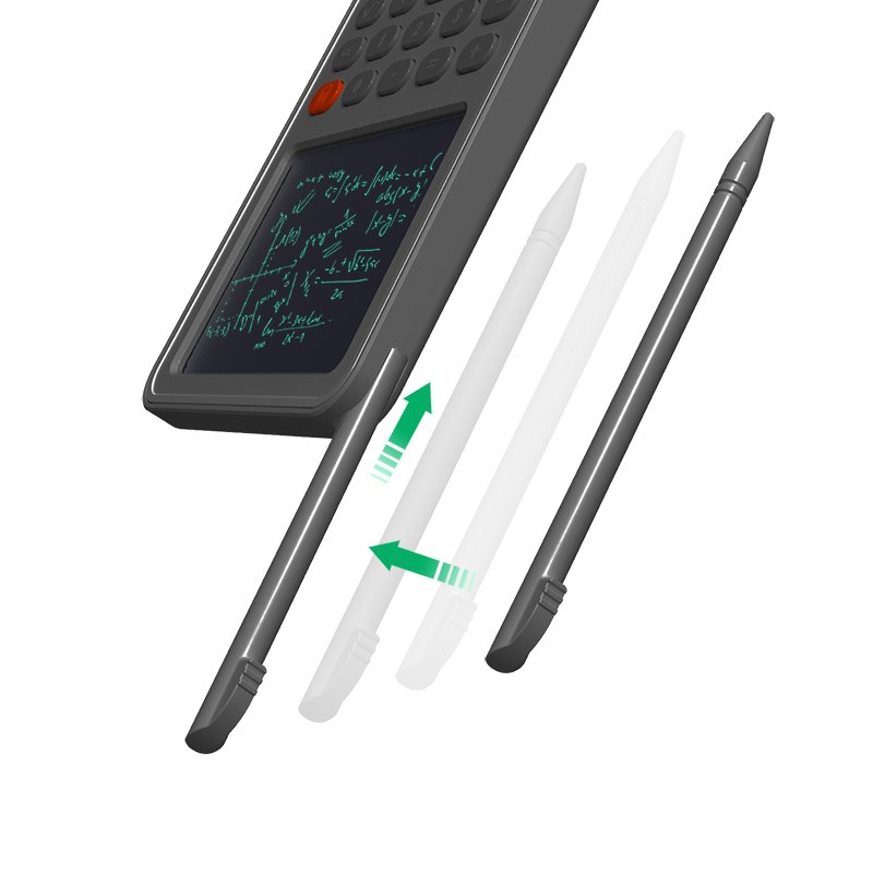 Portable business calculator LCD writing board, 12 digit calculator, office notepad, notepad calculator with writing board