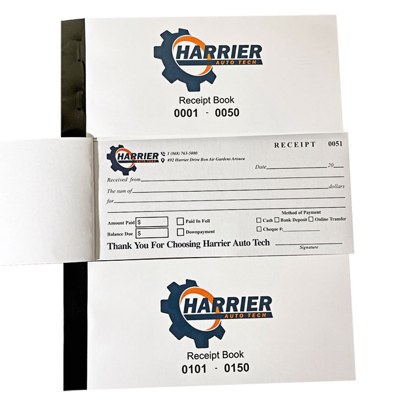 A Grade carbonless invoice form 2 3 ply a3 a4 a5 a6 hardcover small business cute planner binder memo pads sketchbook notebook