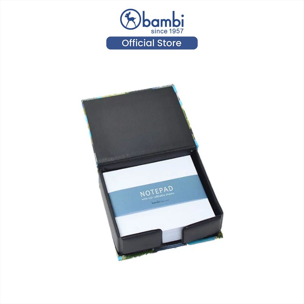 Bambi 800P20 Notepad & Memo Box Set 250 Sheets Free-Stationery for Note Taking & Organization