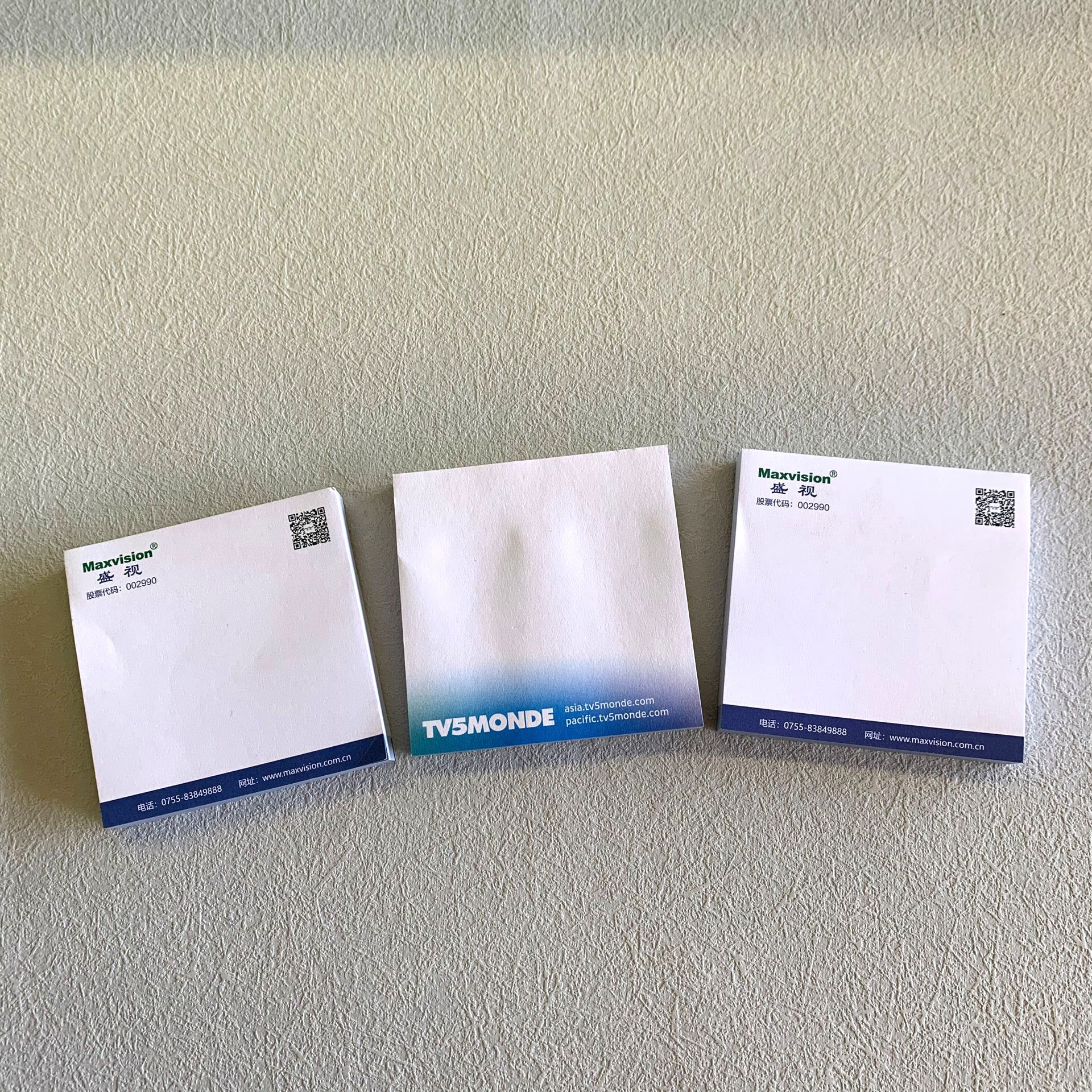 Custom Branded Adhesive Paper Desk Notepads Printing Promotional Post with Logo For Work Sticky It Notes Memo Pads