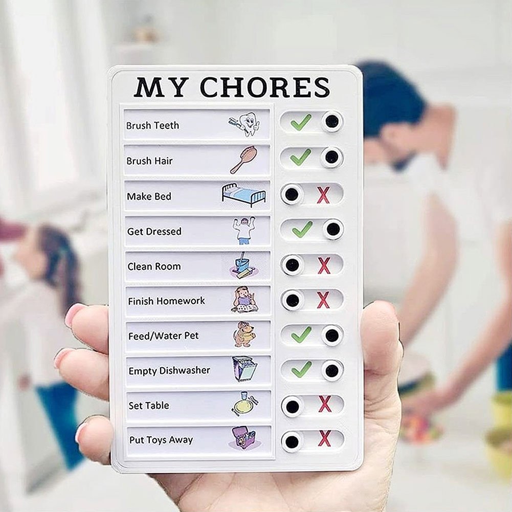 Memo Plastic Board Daily Task Planning Board Blank RV CHECKLIST ELDER CARE MY CHORES Checklist Task Board Wall Decoration