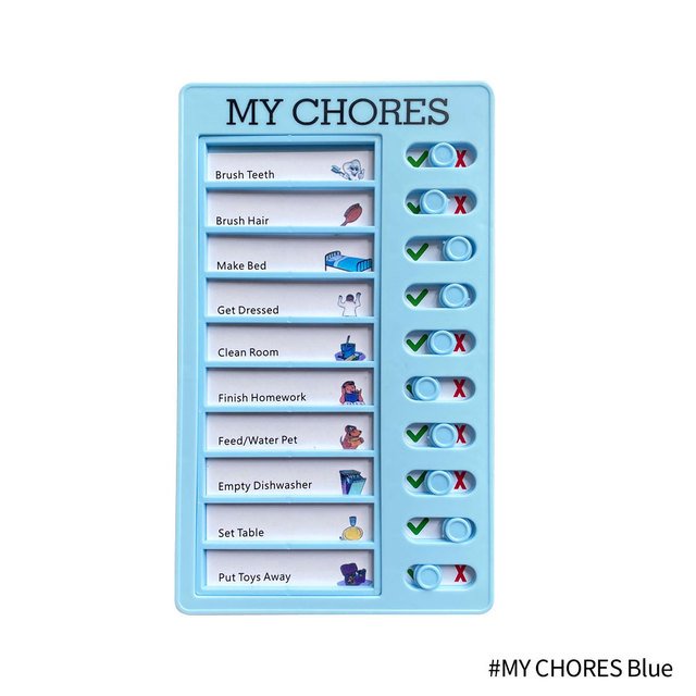 Memo Plastic Board Daily Task Planning Board Blank RV CHECKLIST ELDER CARE MY CHORES Checklist Task Board Wall Decoration