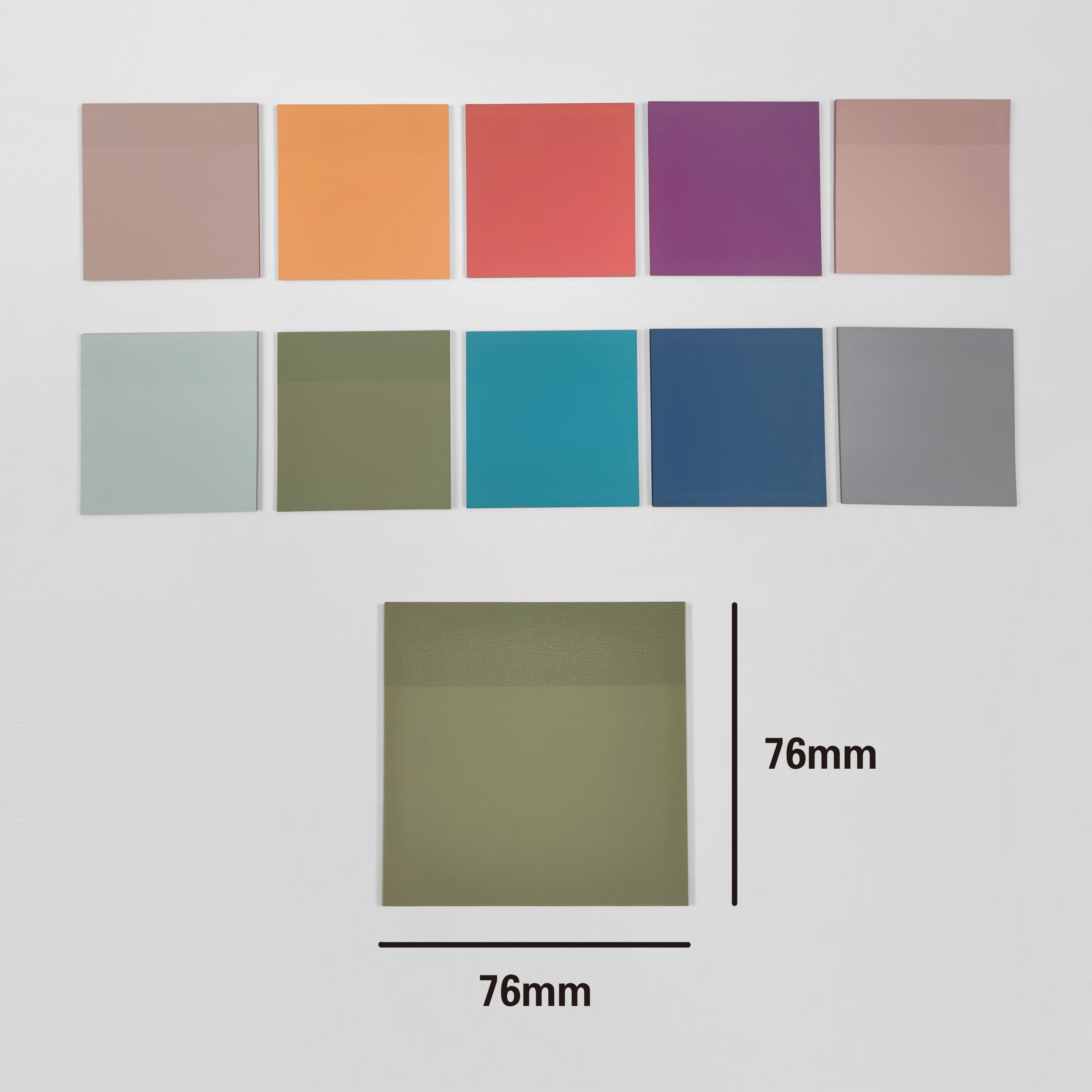 Vintage sticky notes Square simple 3*3 inch self adhesive memo pad clear sticky notes transparent Good-looking