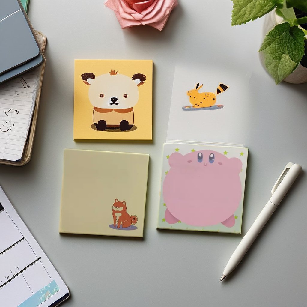 Sticky Note Cute Animal Series Ins Decoration Memo Set for Diary Scrap Book