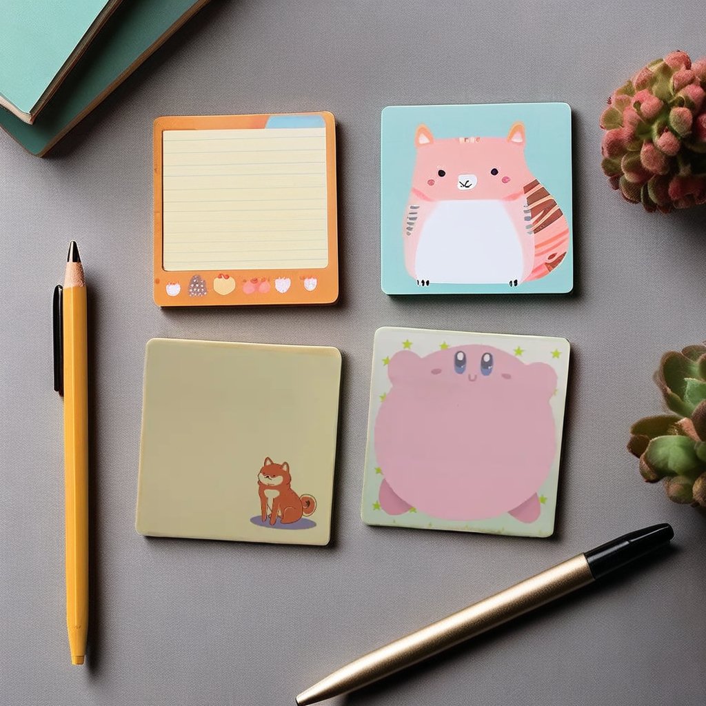 Sticky Note Cute Animal Series Ins Decoration Memo Set for Diary Scrap Book