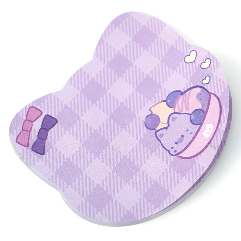 Vograce Cute Sticky Notes Custom Die Cut Logo Stationery Sticky Notes Memo Pad