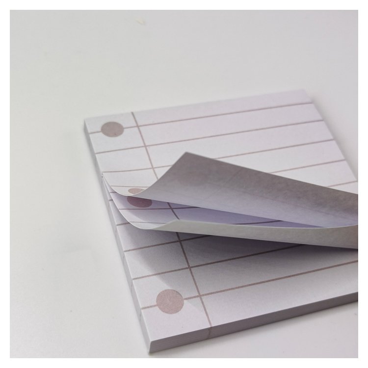 Custom Logo Printed Colorful Memo Pads Loose Leaf Magnetic Sticky Notepad with Printed Notes Made from Offset Paper for Gift