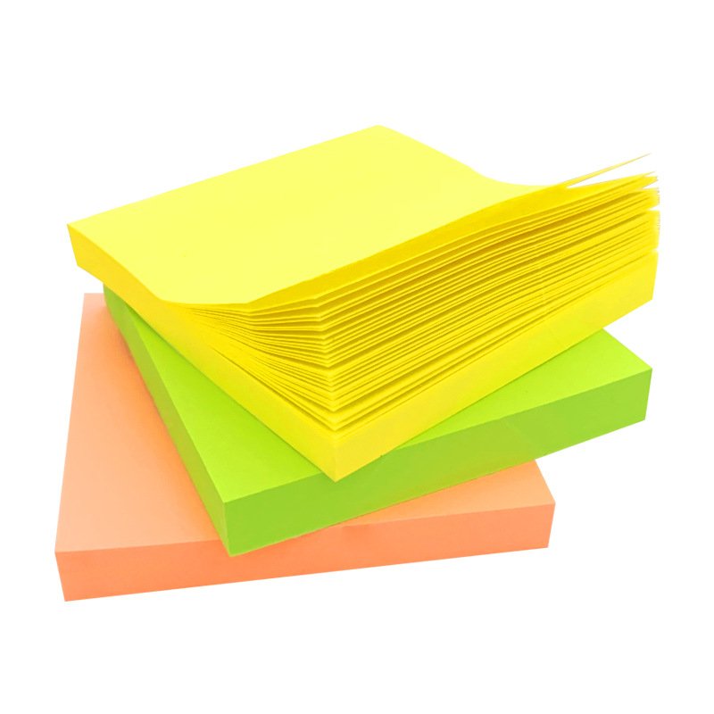 New Trending Colorful Solid Color Office Index Stickers Student Classroom Memo Marking Plan Sticky Notes