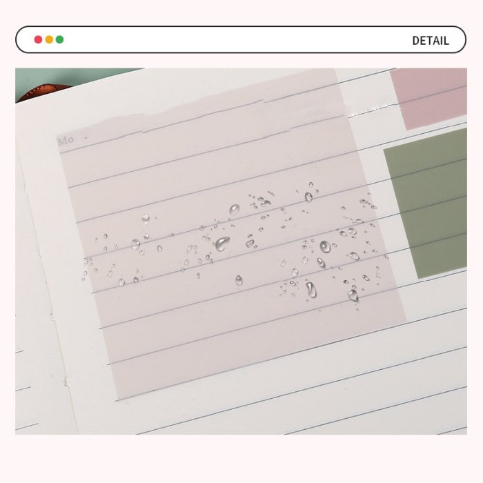 Customized Waterproof Transparent PET Student Teacher Sticky Notepad Manufacturer