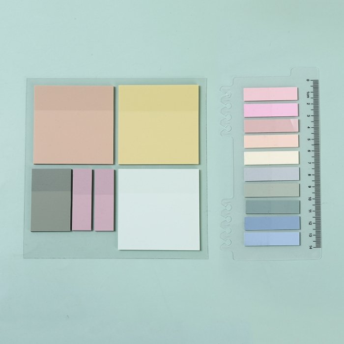 Customized Waterproof Transparent PET Student Teacher Sticky Notepad Manufacturer