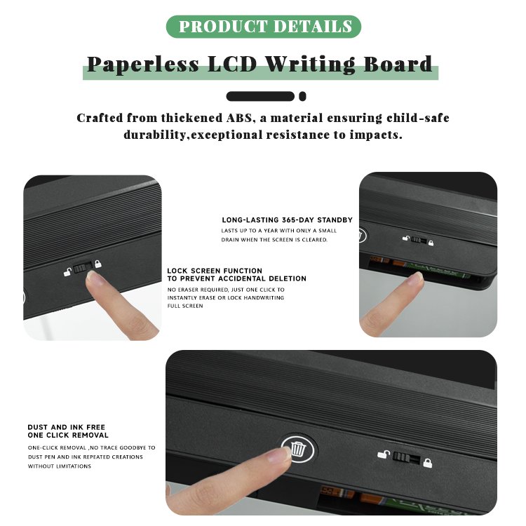 58" Large Size LCD Business Writing Blackboard Office Teaching Home Writing Blackboard