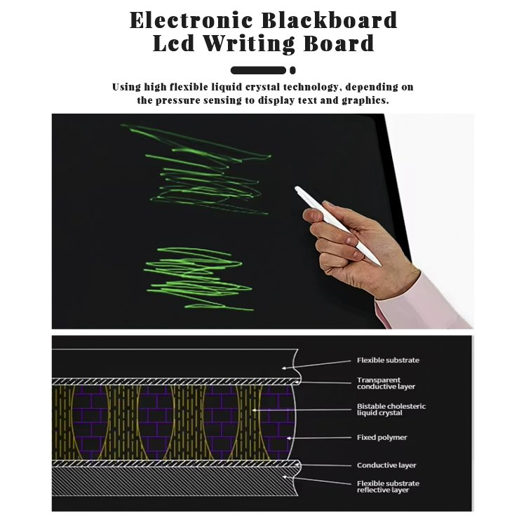 58" Large Size LCD Business Writing Blackboard Office Teaching Home Writing Blackboard